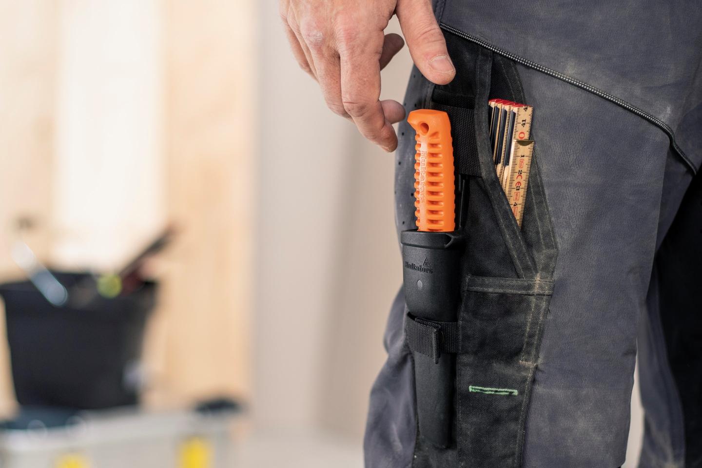 Hultafors Handwerkermesser HVK BIO Griff Gürtelöffnung