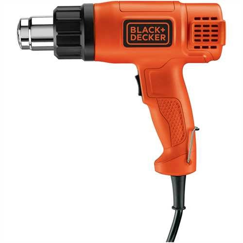 Black+Decker KX1650-QS – Leistungsstarke 2-Stufige Heißluftpistole 1750W