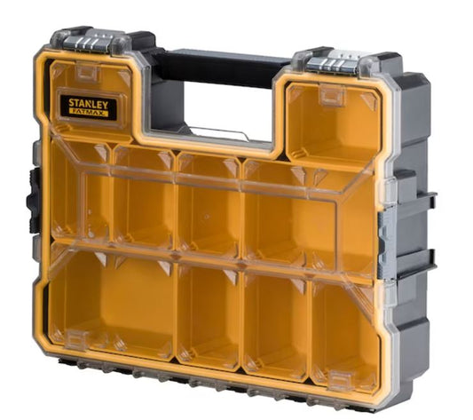 Stanley Tiefer Organizer mit Transparentem Deckel – Wasserdicht und Rostschutz