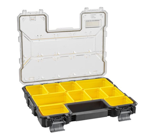 Stanley FATMAX Niedriger Organizer – Transparenter Deckel für Optimalen Überblick