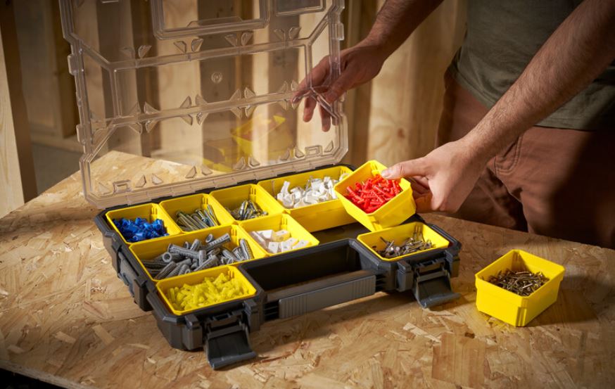 Stanley FATMAX Niedriger Organizer Transparenter Deckel
