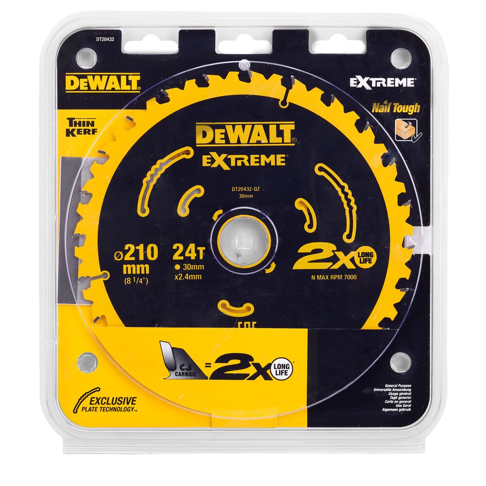 DeWALT Holztrennscheibe DT20432-QZ 230 V Profi Standzeit