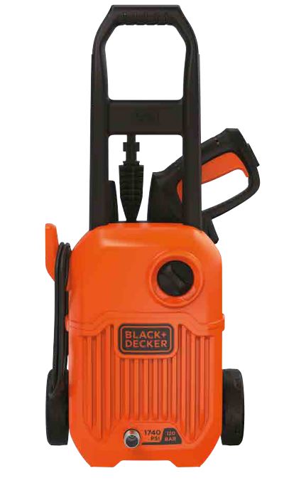 Black+Decker BEPW1300L Hochdruckreiniger – Kompakt Und Leistungsstark Mit Langen Griff