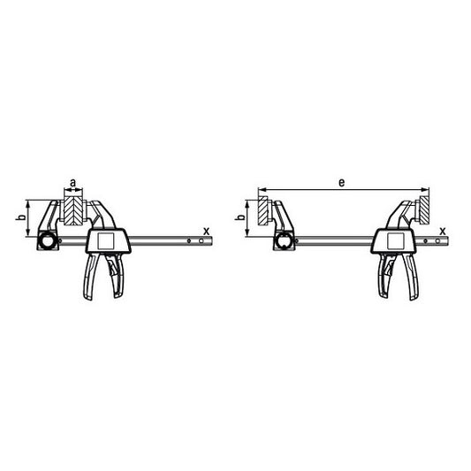 Bessey EZL30-8 Universal-Schnellspannzwinge – Einfache Handhabung Mit Einer Hand