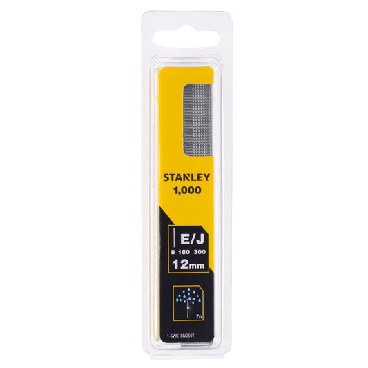 Stanley Nägel für Klammergerät 12mm Typ J – Robuste Und Langlebige Beschichtete Stahlklammern