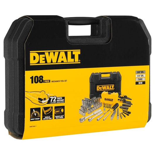 DeWALT Werkzeugset 108 Teile – Professionelle Qualität für Mechaniker