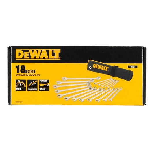 DeWalt 18-teiliger Kombischlüsselsatz DWMT19237-1 – Hohe Reichweite Und Drehmoment