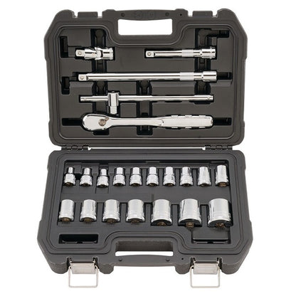DeWALT 22-teiliger Satz 1/2"-Ratschensteckschlüssel – Professionelles Set In Praktischem Koffer