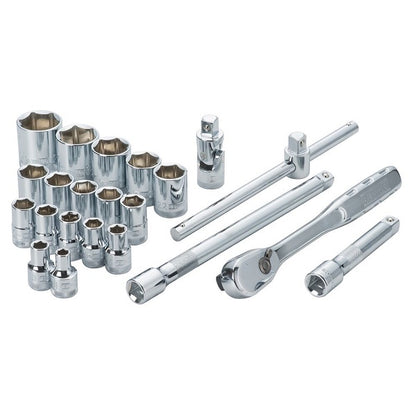 DeWALT 22-teiliger Satz 1/2"-Ratschensteckschlüssel – Professionelles Set In Praktischem Koffer