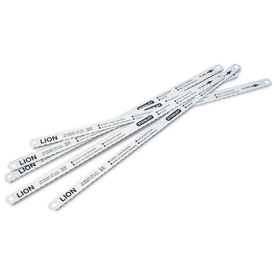 LION Stanley 300mm Metallsägeblätter Set – Vielseitige Kohlenstoffstahlklingen für Präzises Schneiden