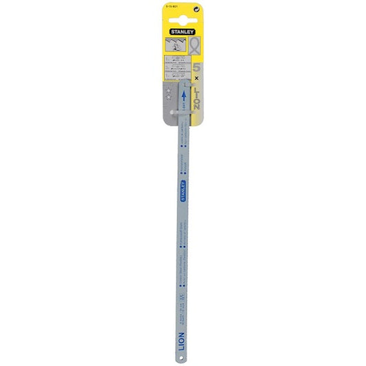 LION Stanley 300mm Metallsägeblätter Set – Vielseitige Kohlenstoffstahlklingen für Präzises Schneiden