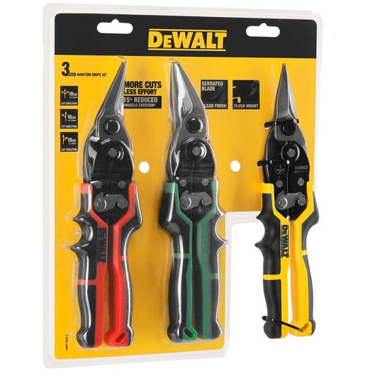 DeWalt Blechscheren-Set DWHT14676-0 – Vielseitige Schneidlösungen für Präzise Schnitte