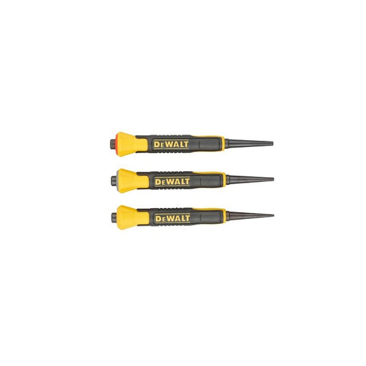 DeWalt 3er-Pack Klopfer DWHT0-58018 – Ergonomischer Bimaterial-Griff für Optimalen Komfort
