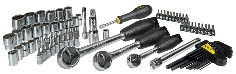 Stanley Satz 80-Teilig Praktische Ratsche Mit Bequemem Griff