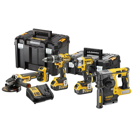DeWalt DCK422P3T-QW Combo-Kit – Leistungsstarkes 18V Li-Ion Werkzeugset mit Bürstenlosem Motor
