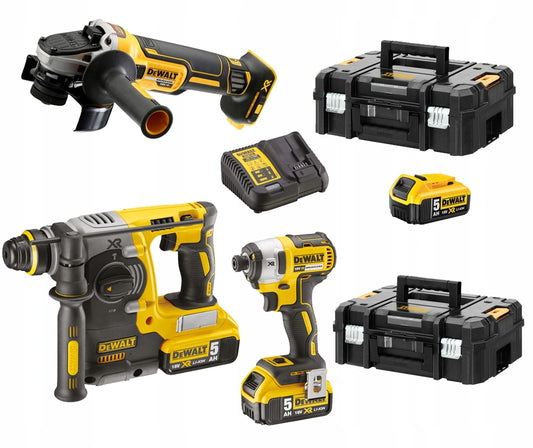 DeWalt DCK305P3T-QW 18V Kombi-Kit – Leistungsstarkes Akkuwerkzeug Set mit Bürstenlosem Motor
