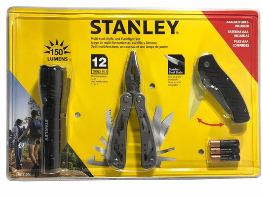 Stanley Survival-Kit Multitool STHT81502-0 – 12-in-1 Multifunktionales Werkzeug