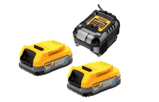 DeWalt Ladegerät Mit 2 Wiederaufladbaren 17Ah Li-Ion 18V PowerStack – Maximale Energieeffizienz
