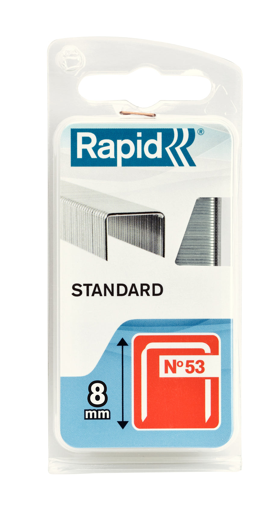 Rapid Standard-Heftklammern Nr 53 – Hochwertiger Verzinkter Draht für Unsichtbare Befestigung