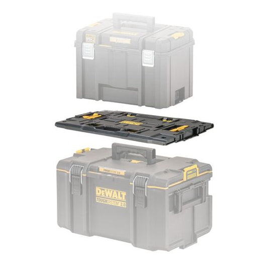 DeWALT Adapter Zwischen ToughSystem Boxen Und TStak – Flexible Verbindung Für Koffer Systeme