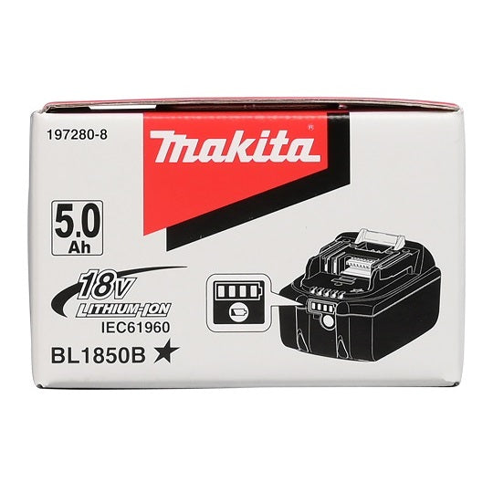 Makita Batteriepack BL1850B 18 V 5,0 Ah Set Hohe Kapazität
