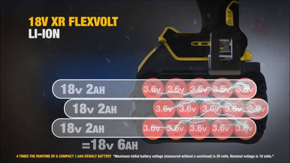 DeWalt Batteriepack DCB546-XJ 18 V 6 Ah LiIon XR-Kompatibel