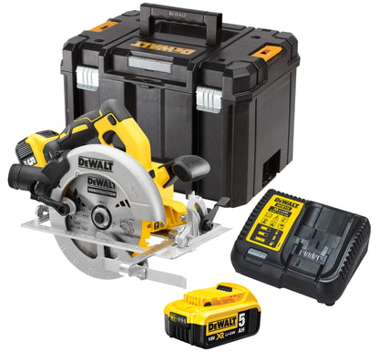 DeWALT Kreissäge DCS570P2 20 V 165 mm Sägeblatt Bürstenlos