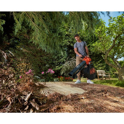Black+Decker Laubbläser BCBLV3625L1-QW 3in1 Funktion