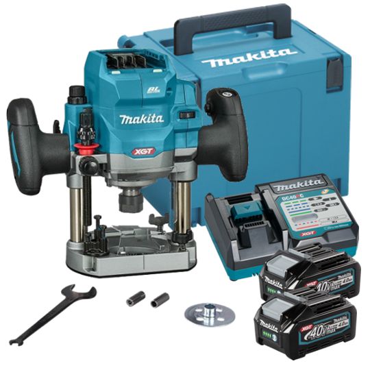Makita Akku-Fräse RP001GM201 – Leistungsstarker Bürstenloser Motor