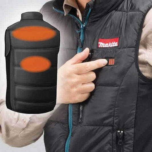 Makita Beheizte Arbeitsweste CV101DZXL 12 V Drei Heizstufen