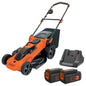 Black+Decker Akku-Rasenmäher CLMA4825L2-QW – 3 In 1 Mähfunktion für Gärten Bis 600 M²