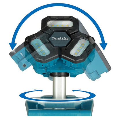 Makita DML814 – Wiederaufladbare Teleskop-Zonenleuchte mit 3000 Lumen