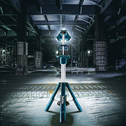 Makita DML814 – Wiederaufladbare Teleskop-Zonenleuchte mit 3000 Lumen