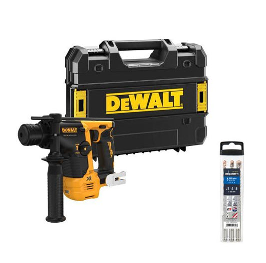 DeWalt Akku-Bohrmaschine SDS+ DCH072NT-XJ – Bürstenloser Motor für Höhere Effizienz