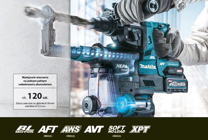 Makita + Bohrmaschine SDS+ + HR004GM202 + 40 V Schlag