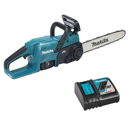 Makita DUC357RTX3 – Leistungsstarke 18V Akku-Strecksäge mit 35 cm Führung