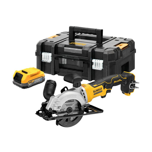 DeWALT Akku-Kreissäge 115mm DCS571E1T-XJ – Höchste Leistung und Haltbarkeit