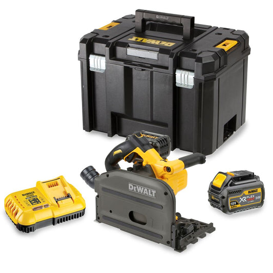DeWALT Kreissäge DCS520T2-QW 54 V Anti Rückschlag System