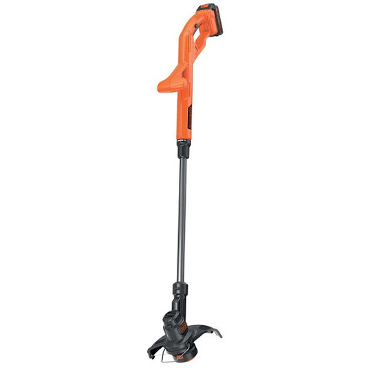 Black+Decker Akku-Rasentrimmer ST1823-QW – Kabelloses Mähen Mit 25 cm Schnittbreite