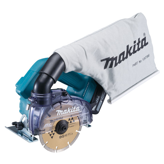 Makita DCC500RTE 18V Akku-Kreissäge – Hohe Leistung für Ziegel, Beton und Stein
