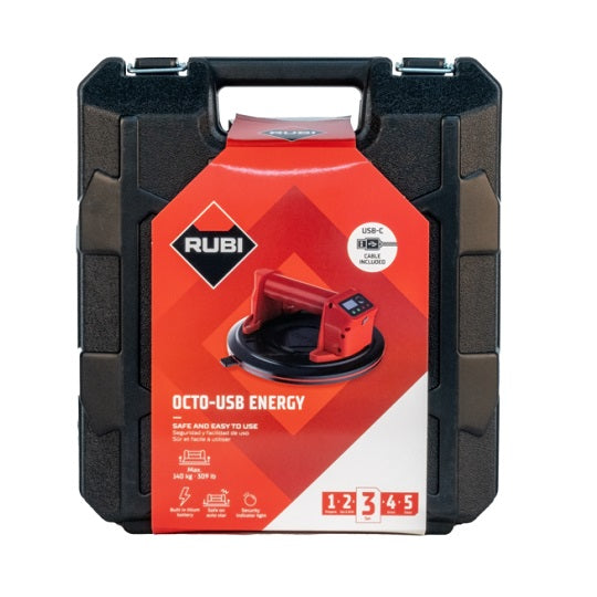 Rubi Tellersauger 66967 3,7 V USB Ladefunktion Kompakt