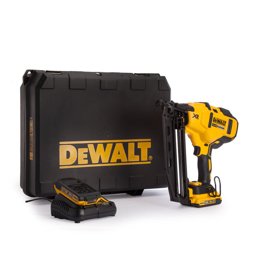 DeWalt DCN660D2-QW – Hochleistungs Akku-Nagelpistole mit Werkzeugloser Tiefeneinstellung
