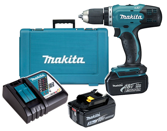 Makita DDF453RFE 18V Akku-Bohrschrauber – Leicht Und Kompakt Mit Elektronischer Bremse