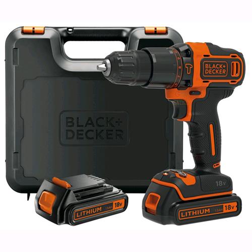 Black+Decker BDCHD18KB – Leistungsstarker 18V Li-Ion Akku-Bohrhammer