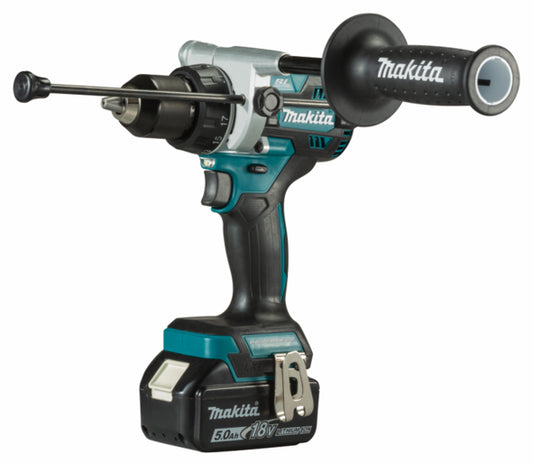 Makita Akku-Bohrhammer DHP486RTJ – Bürstenloser Motor für Hohe Leistung