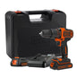 Black+Decker Akku-Bohrhammer BDCHD18K1B2-QW – Leistungsstarker 18V Li-Ion mit Hammerfunktion