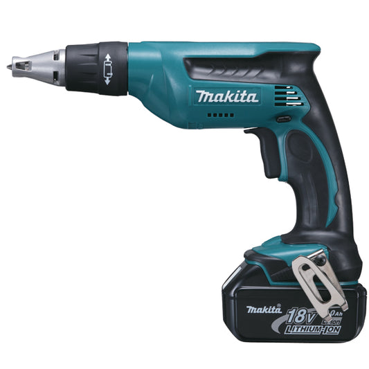 Makita DFS451RFJ 18V Akku-Gipskarton-Schrauber – Leistungsstarker Motor mit LED-Beleuchtung