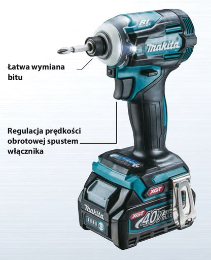 Makita Schlagschrauber TD001GZ02 18 V Bürstenlos Ergonomisch