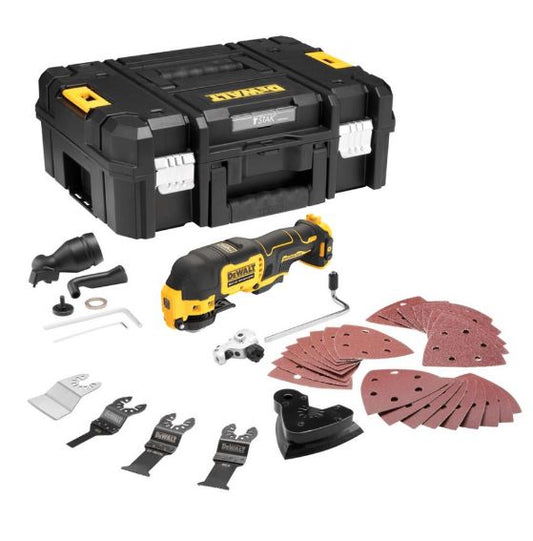 DeWalt Akku-Multitool 12V Li-Ion DCS353NT-XJ – Bürstenloser Motor Mit Einstellbarer Geschwindigkeit