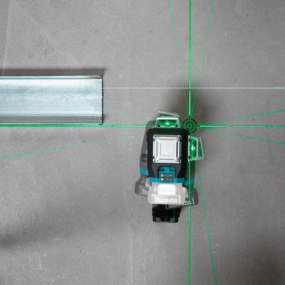 Makita SK700GD Schnurloser Rotationslaser 360° – Ergonomisches Design Mit Grüner Lasertechnologie
